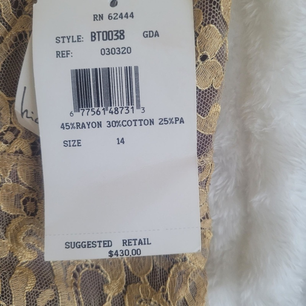 Nicole Miller New York Cocktail Dress Size 14 - Picture 12 of 12